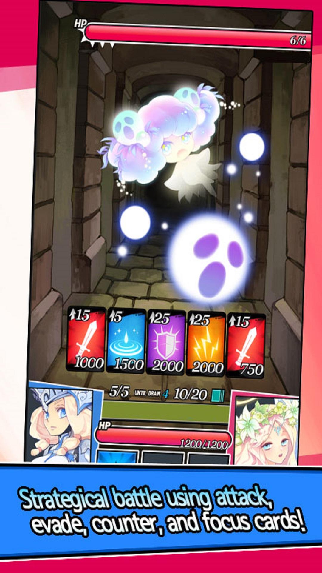 Dungeon&Girls: Card Battle RPG Game Screenshot