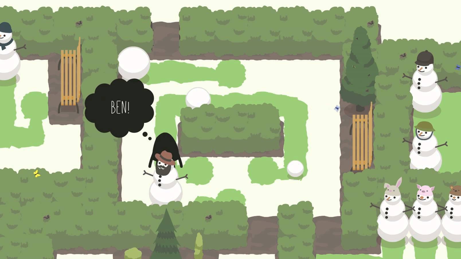 Screenshot of the video of A Good Snowman