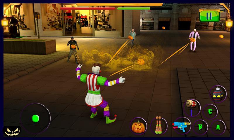 Captura de Tela do Jogo Scary Clown : Halloween Night