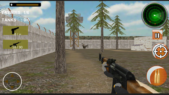 Army Base Battle Clash screenshot game