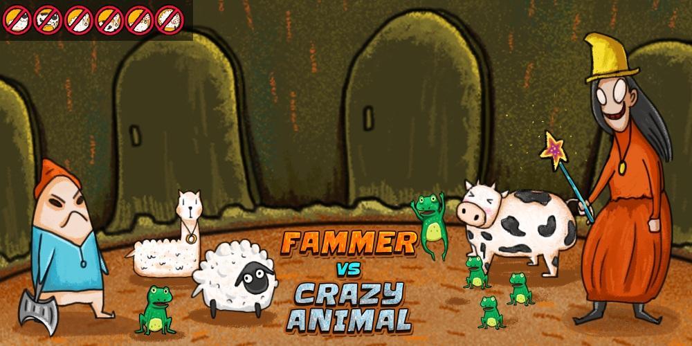 Screenshot of Farmer vs Crazy Animals