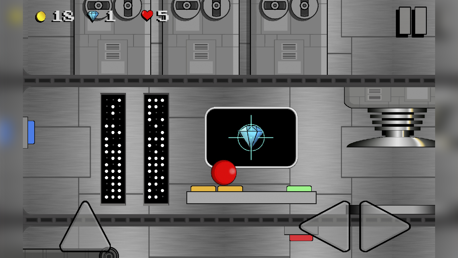 レッドバウンスボール ゲームのスクリーンショット