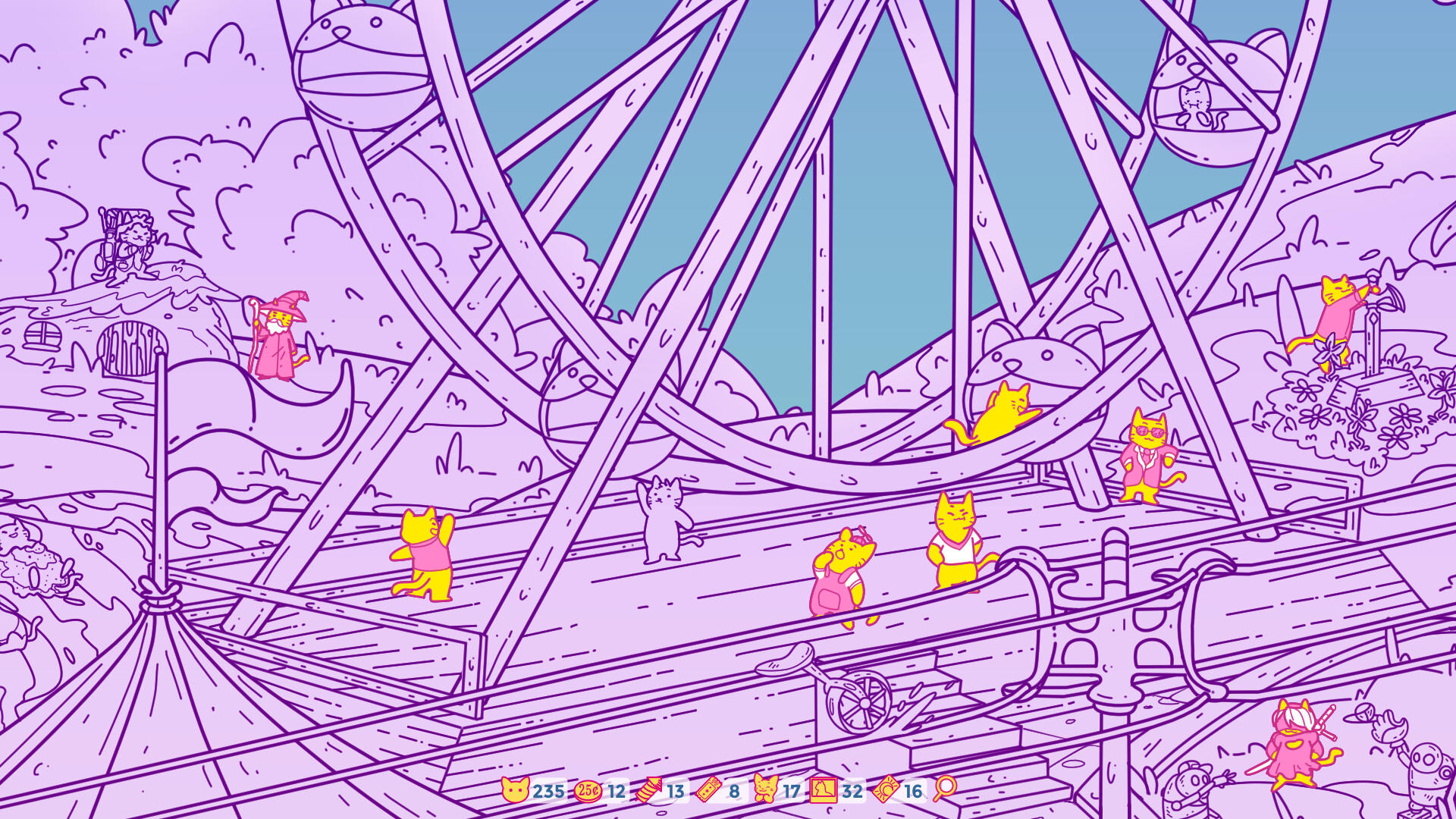 A Park Full of Cats Game Screenshot
