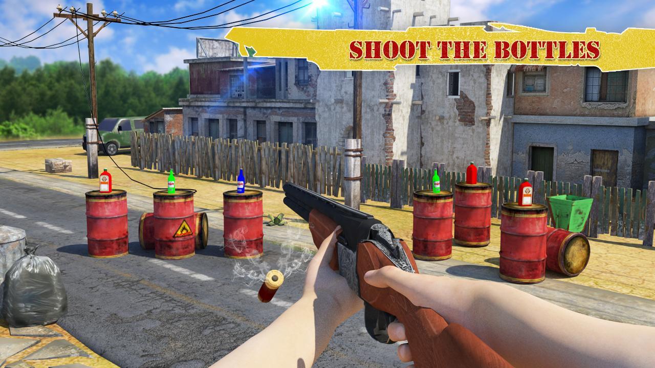 Screenshot of Bottle Shooter Game 3D
