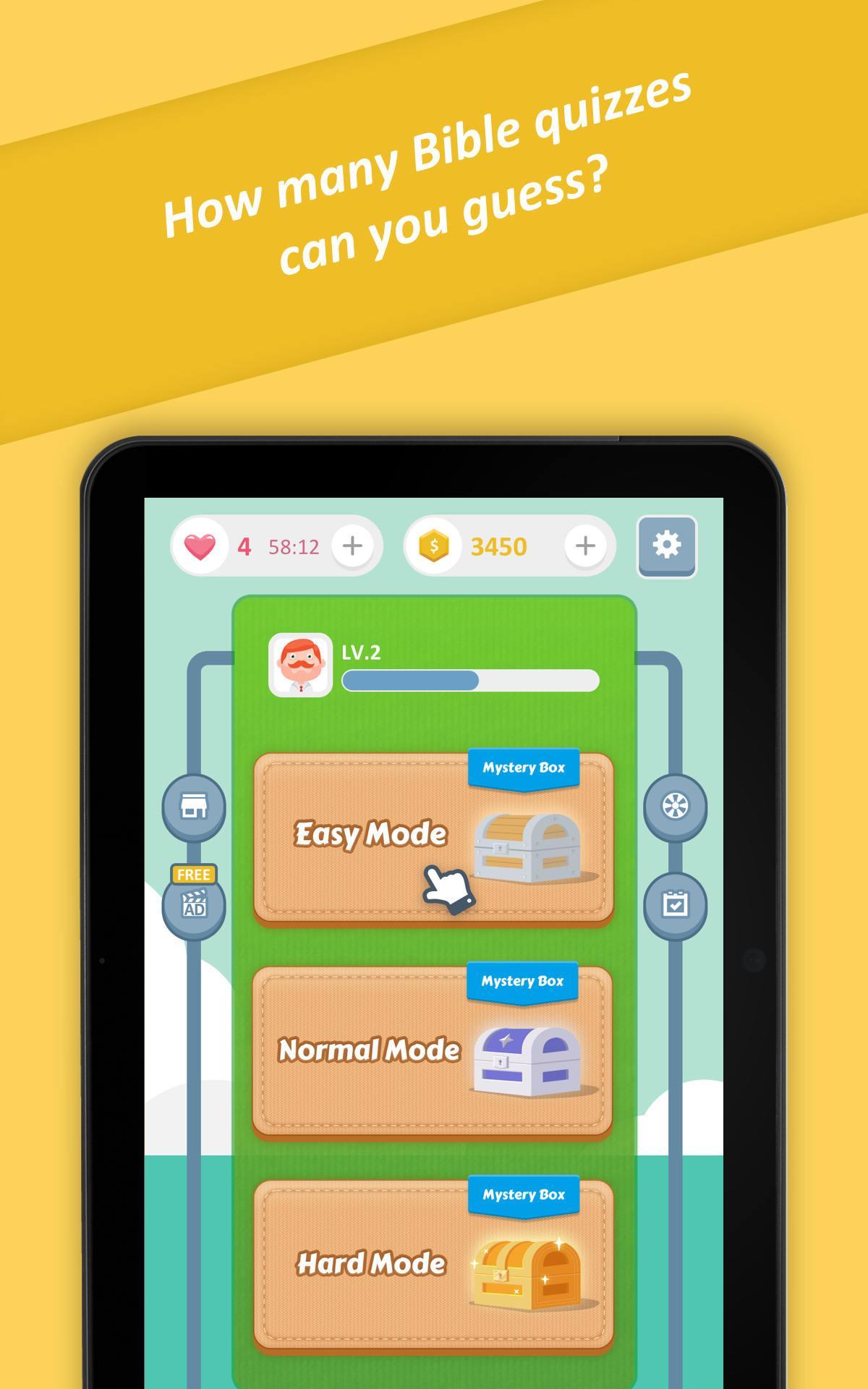 Скриншот игры Bible Trivia Quiz - Free Bible Game