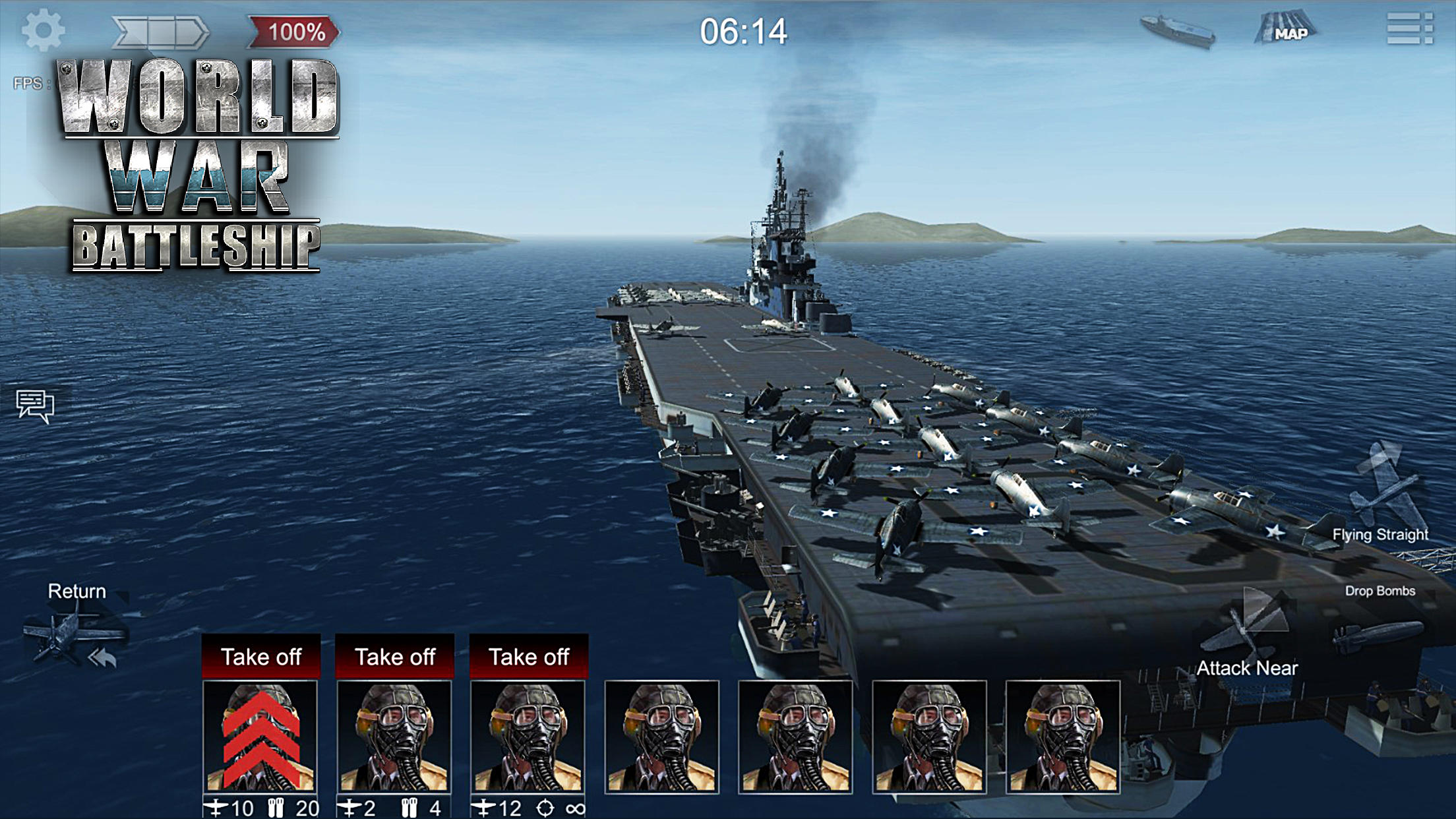 World War Battleship: The Hunting in Deep Sea Game Screenshot