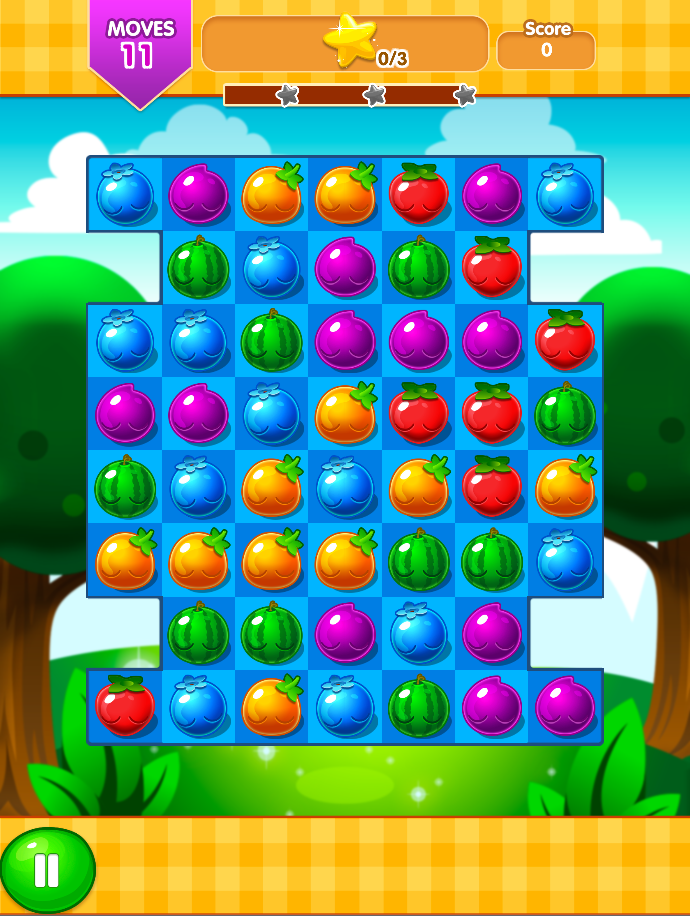 Fruit with Eyes Game Screenshot