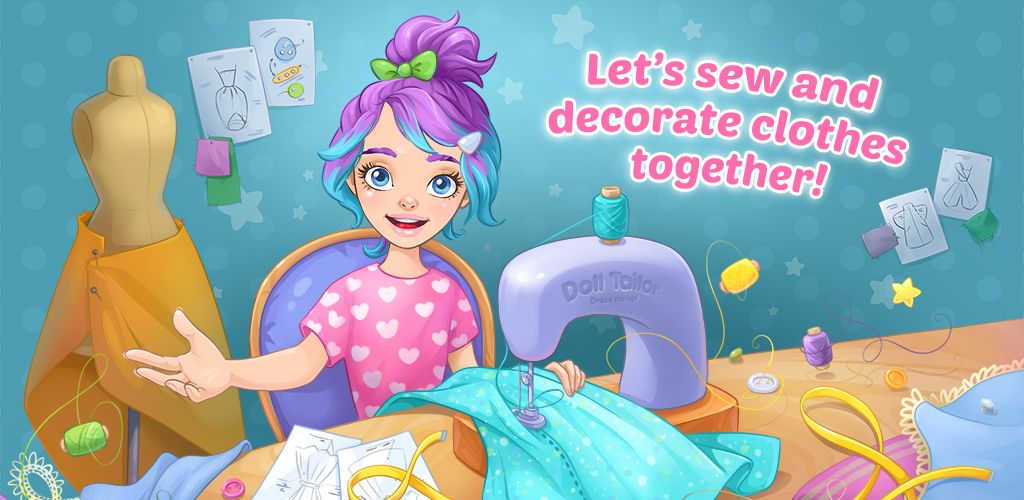 Fashion Dress up games for girls. Sewing clothes