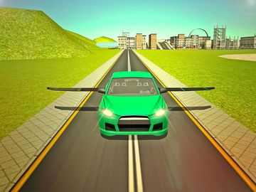 Flying Sport Car Simulator2016 Game Screenshot