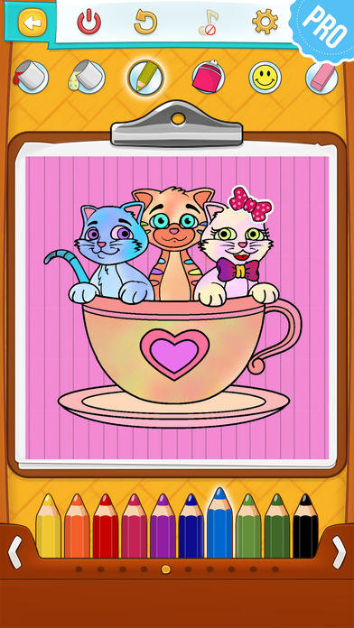 猫图片 - 著色本 PRO Game Screenshot