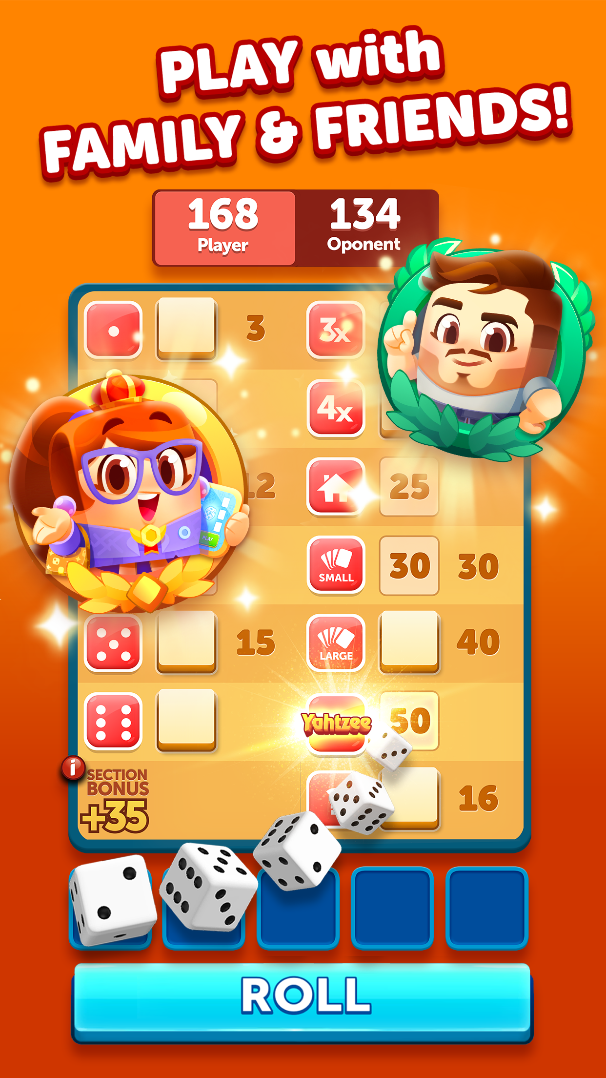 Yahtzee® With Buddies Dice Fun Game Screenshot