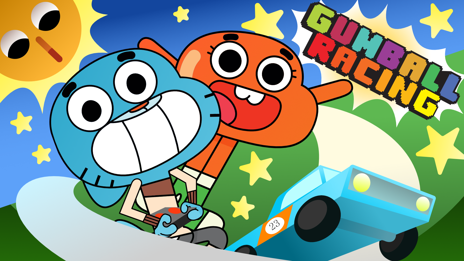 Gumball Racing Game Screenshot