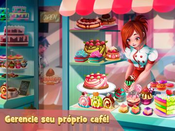 Captura de Tela do Jogo Garçonete Café & Chefe Padaria