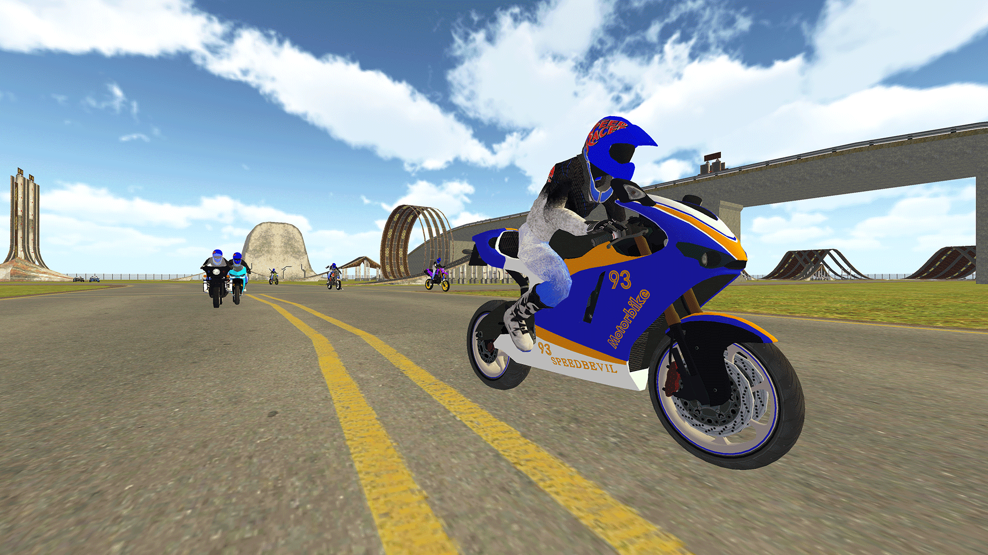 Bike Rider - Police Chase Game Game Screenshot