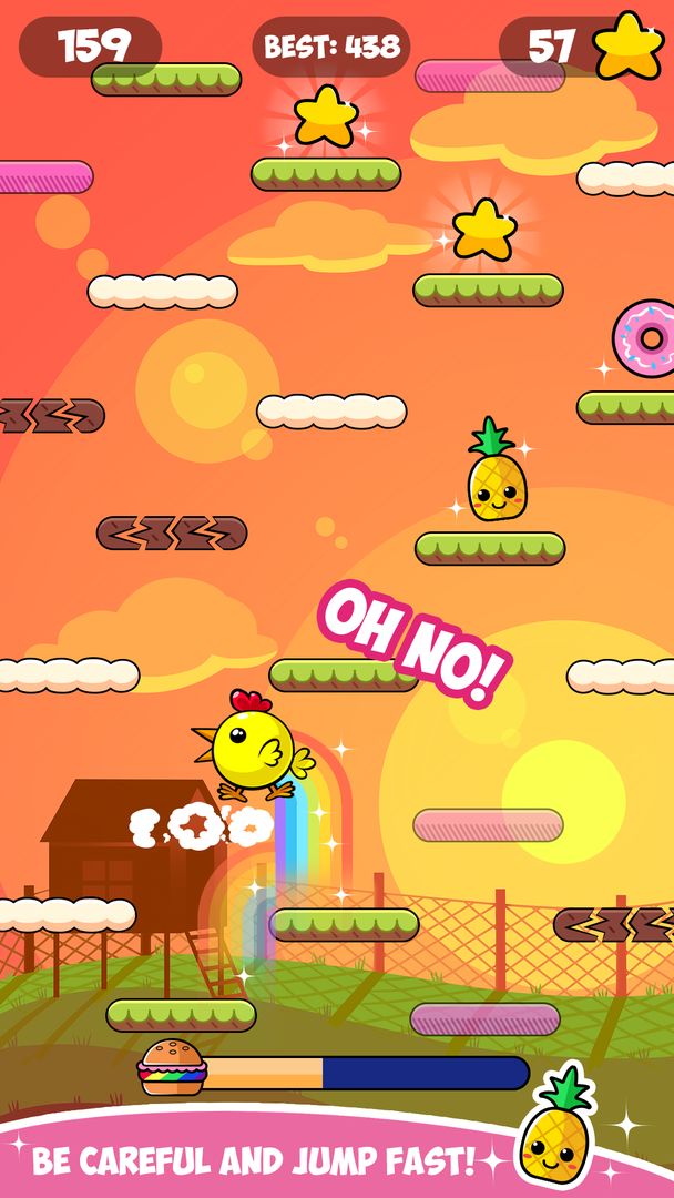 Happy chicken eggs and pepa screenshot game