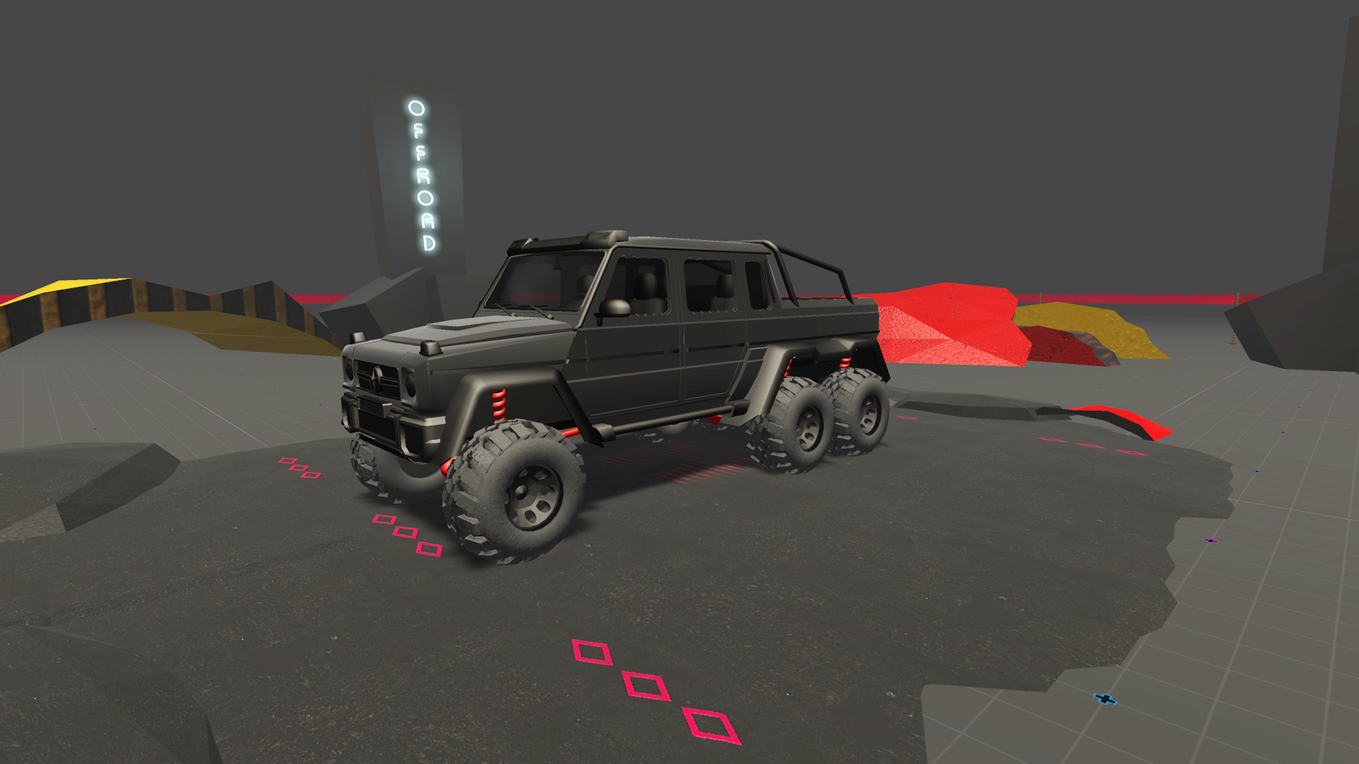 Project : Offroad Game Screenshot