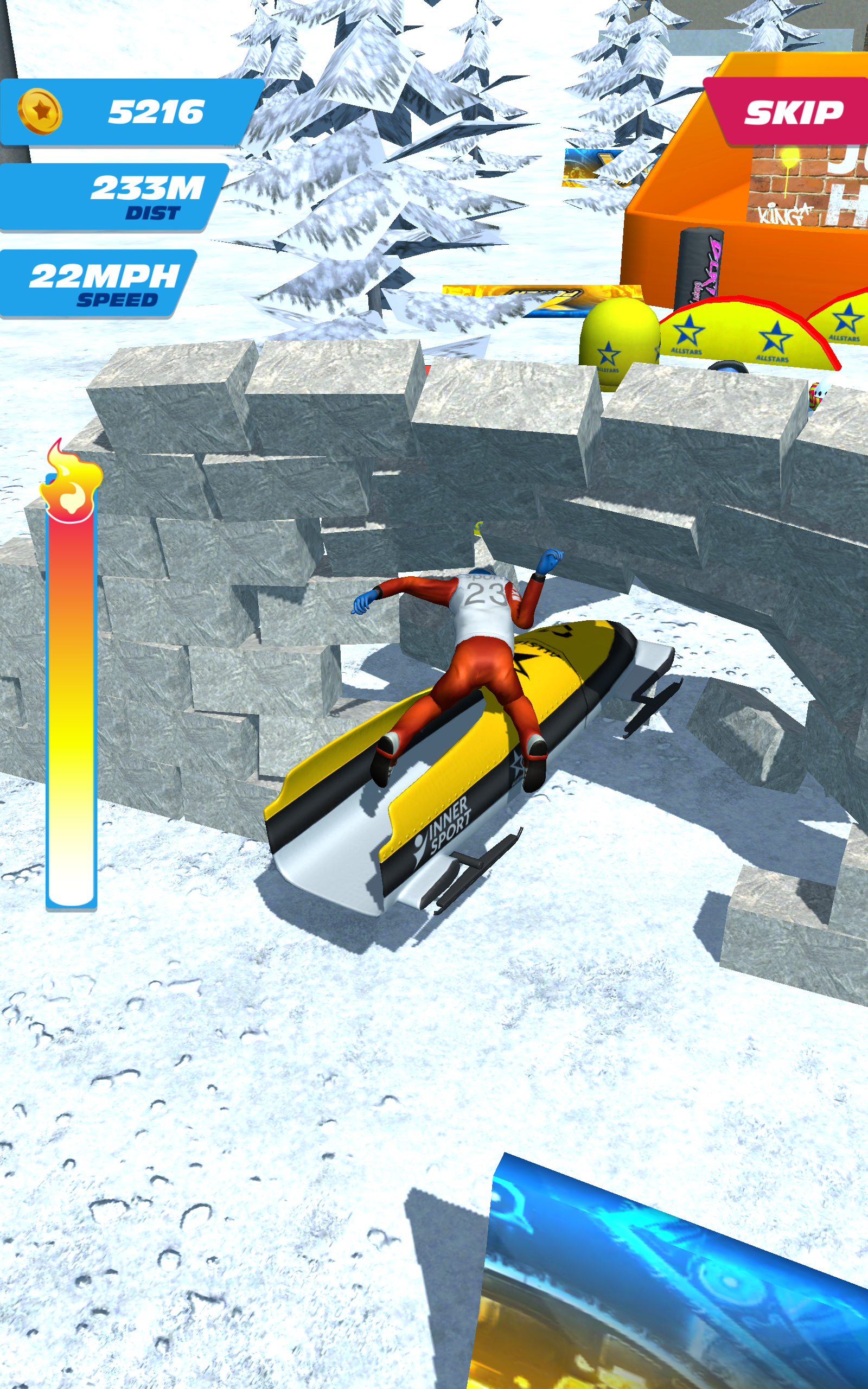 Ski Ramp Jumping 게임 스크린샷