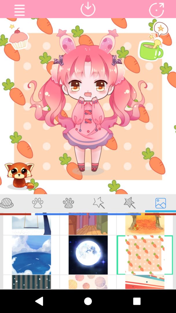 Screenshot of Cute Avatar Maker: Make Your Own Avatar