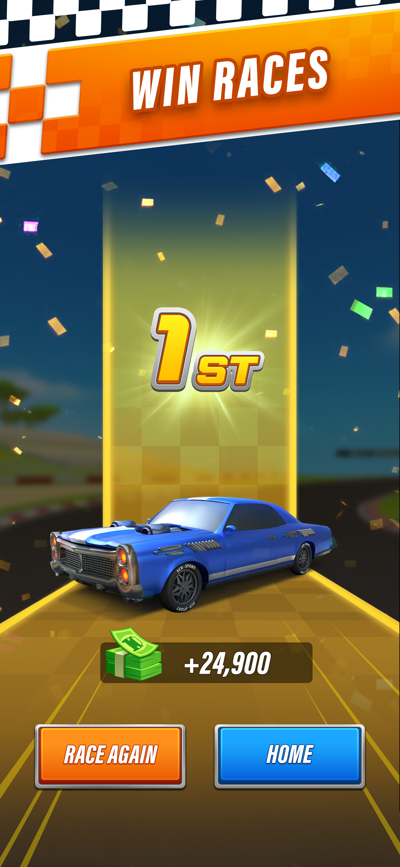 Custom Racing Game Screenshot