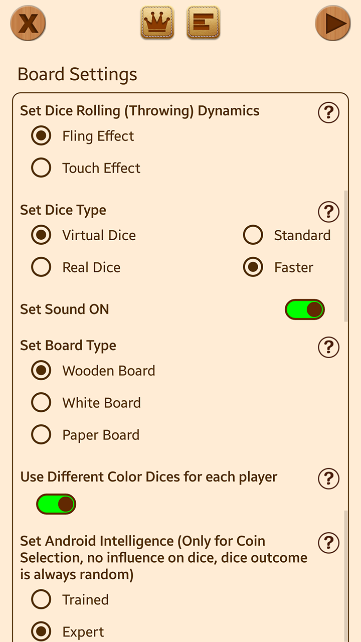 Cuplikan Layar Game Ludo Classic