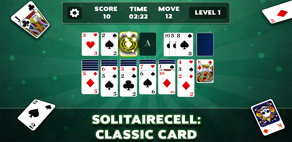 Screenshot dari video Solitairecell: Classic Card