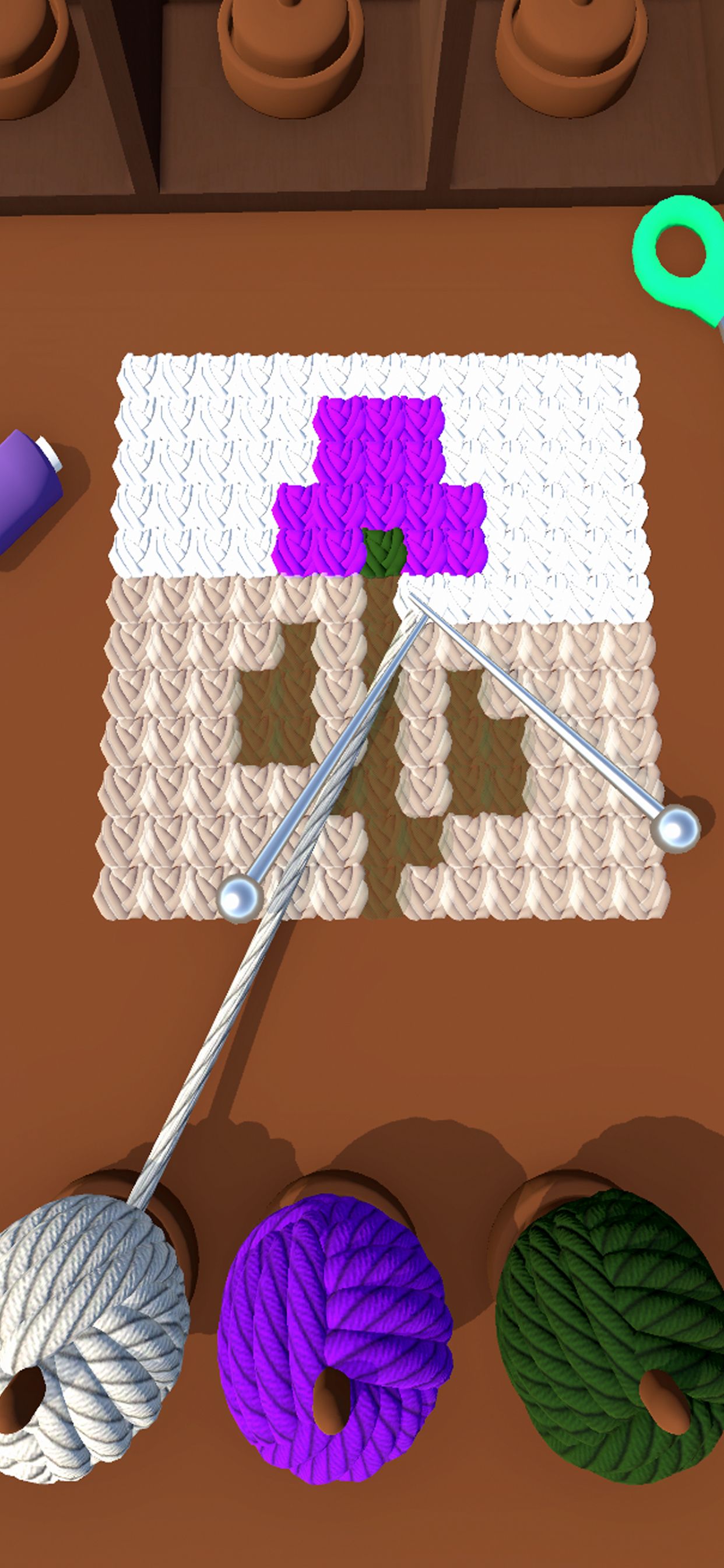 Captura de Tela do Jogo Knitting Shop 3D