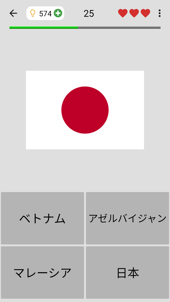 Screenshot 1 of 世界のすべての国の国旗 - 地理クイズで遊んで学ぶ 3.6.0