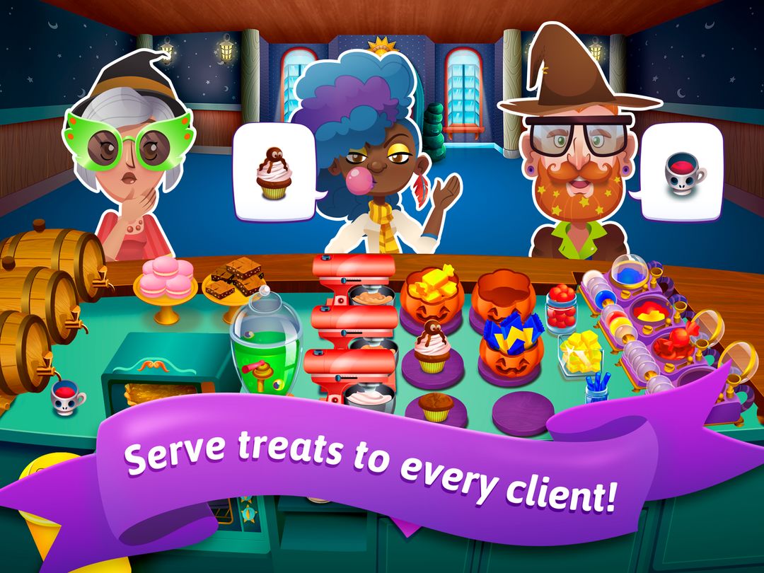 Screenshot of Halloween Candy Shop Food Game
