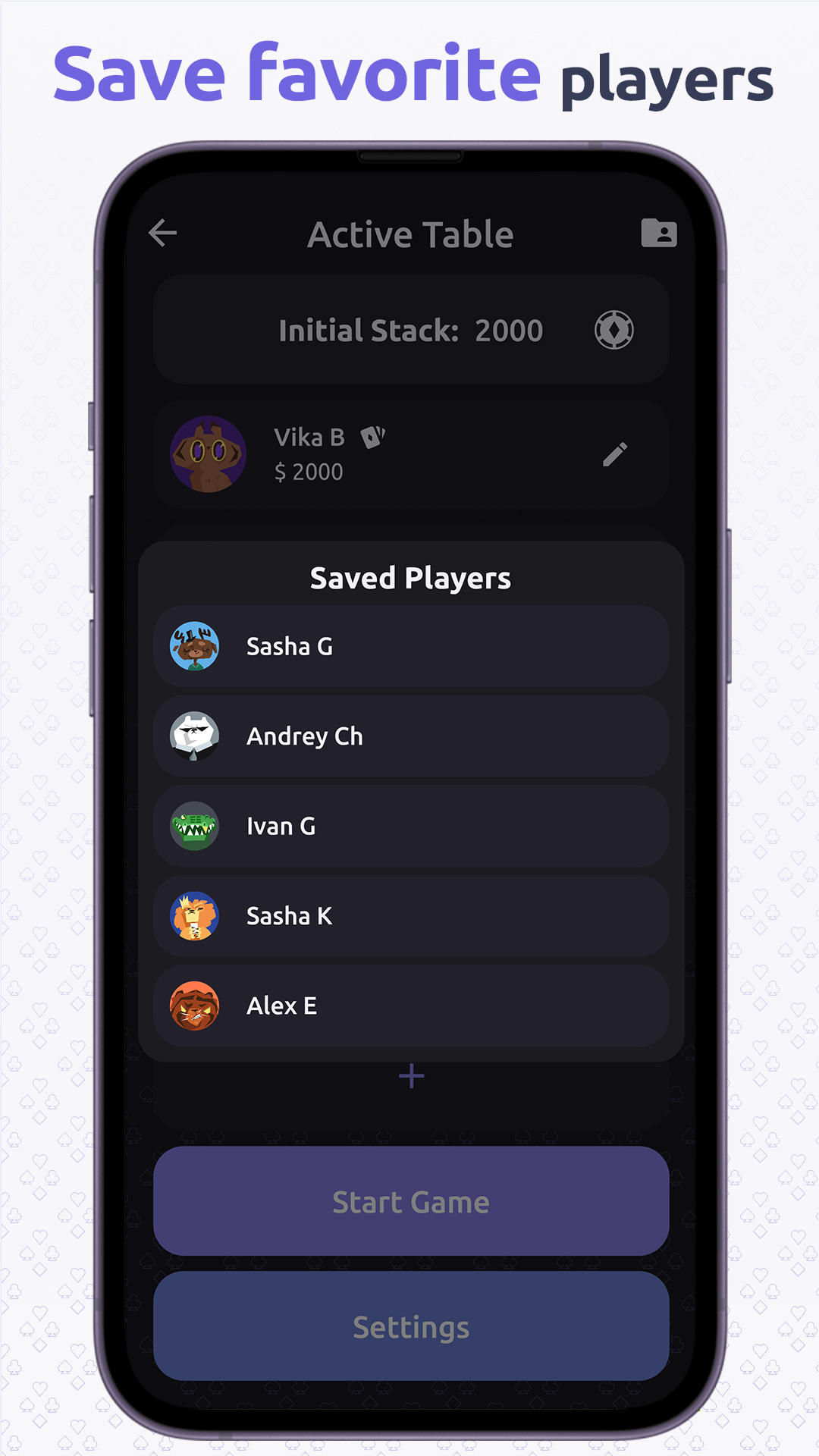 Pocket Chips poker counter android iOSTapTap