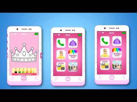 Captura de Tela do Vídeo de telefone do bebê princesa