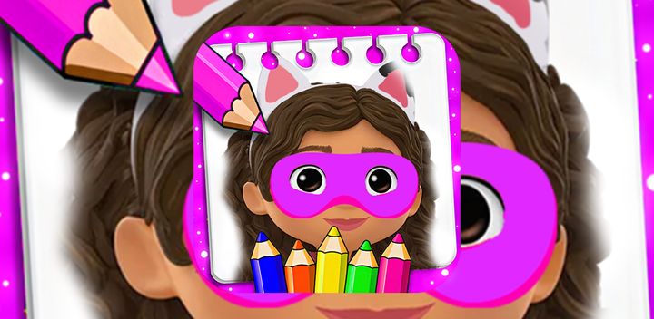 Jogo de casa de bonecas para colorir da Gaby versão móvel andróide