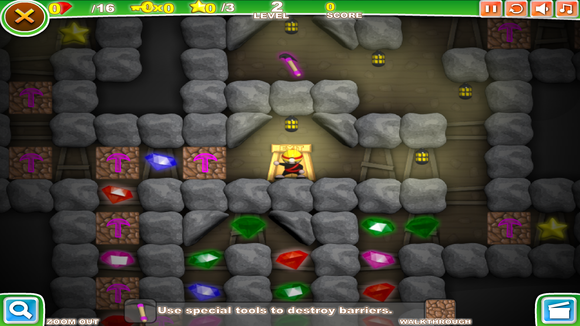 Screenshot 1 of Ninja Miner,Arcade-puzzle game 1.0
