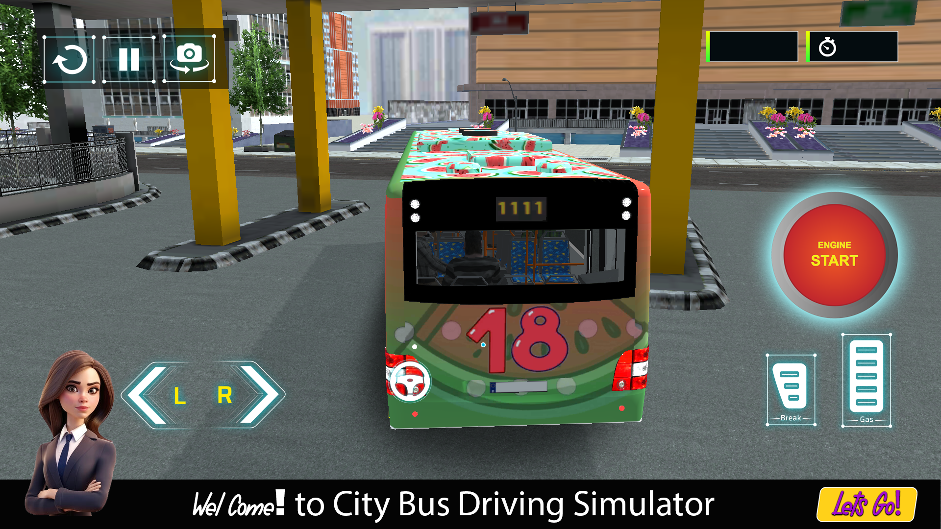 City Bus Simulator 2024 3D Game Screenshot