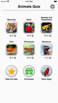 Cuplikan Layar Game Animals Quiz - Mammals in Zoo