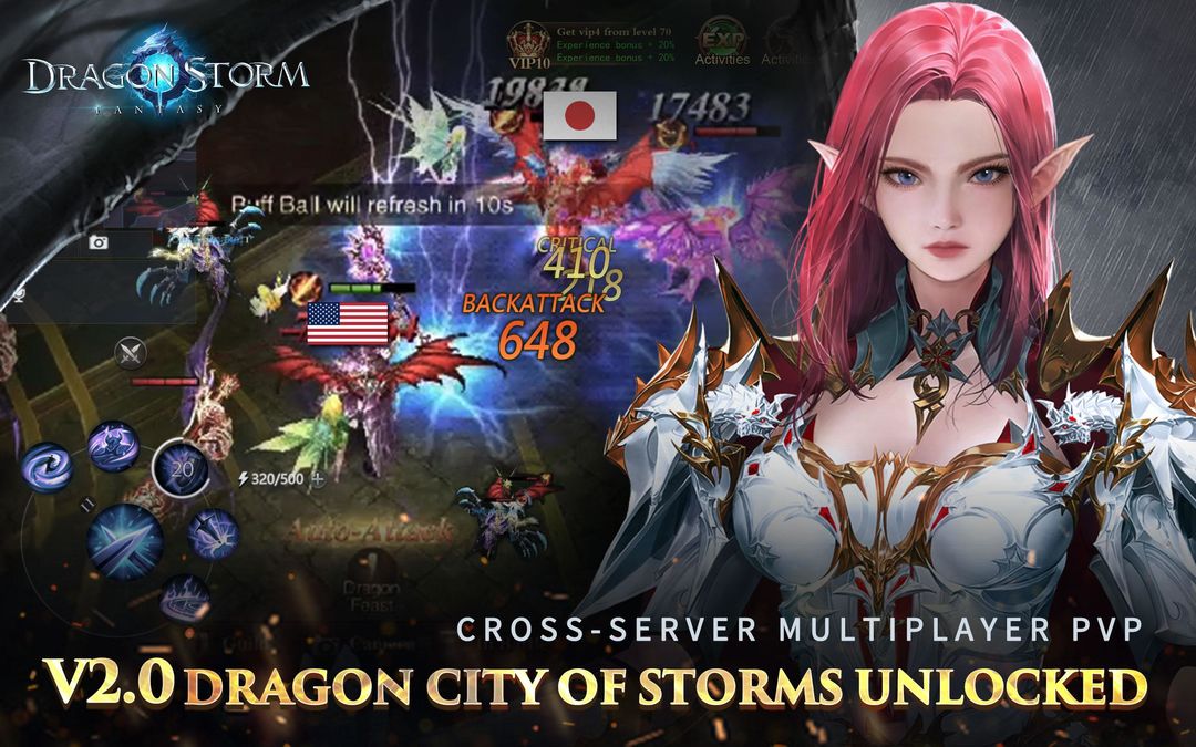 Screenshot of Dragon Storm Fantasy