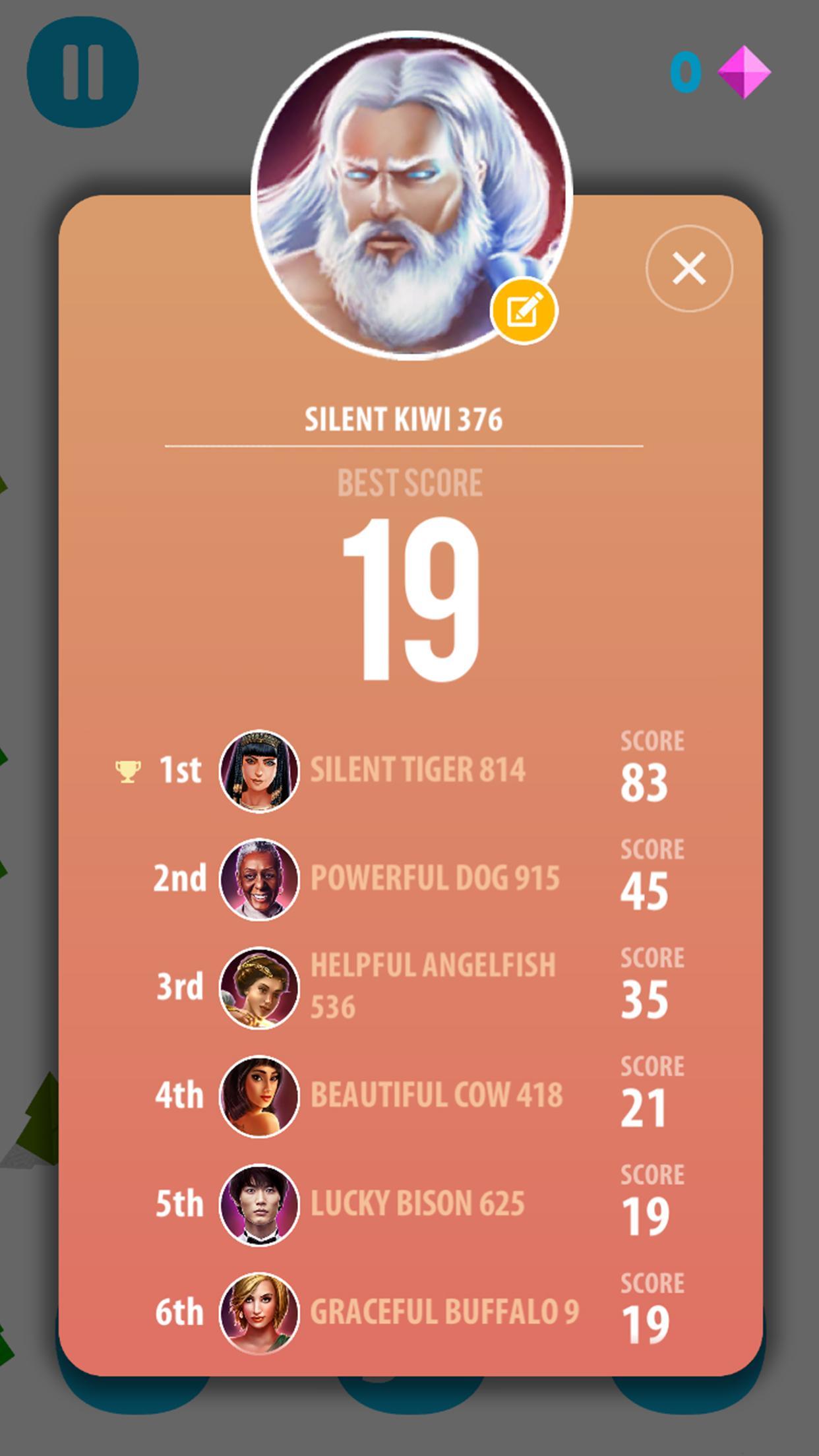 Screenshot of Huuuge Santa Ski