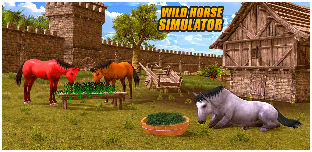 Screenshot of the video of Wild Horse Simulator Games 3D