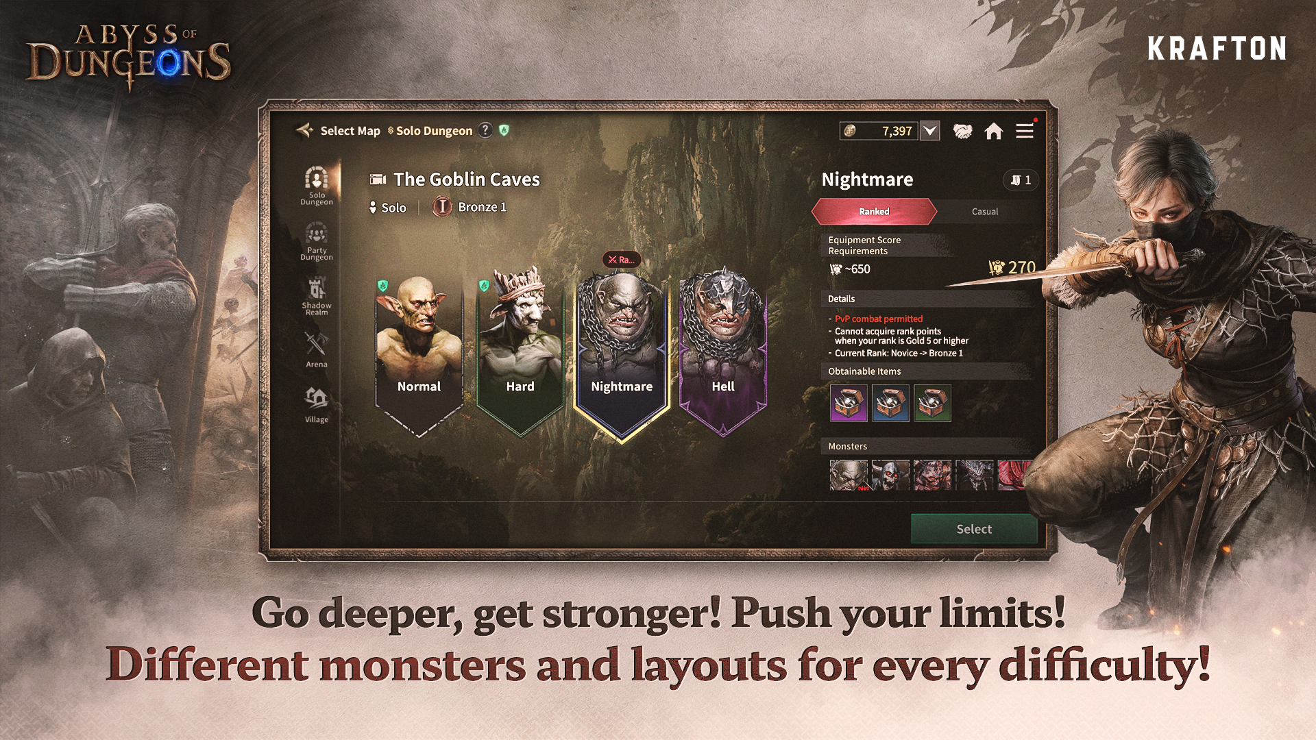 Abyss of Dungeons Game Screenshot