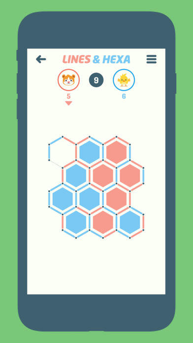 Lines and Hexa Game Screenshot