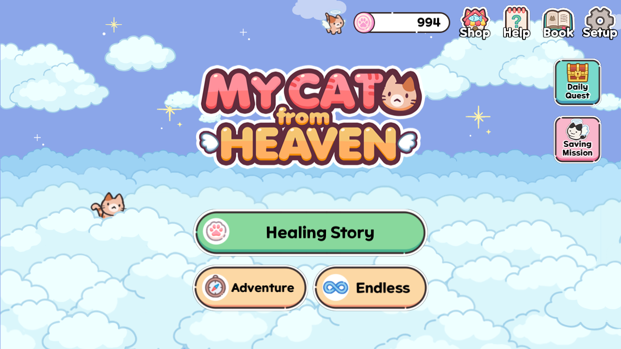 My Cat from Heaven Game Screenshot