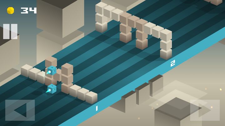 Screenshot 1 of CUBY ROAD - an endless runner. Almost endless. (Unreleased) 1.0