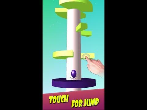 Скриншот видео Rise On Top: Helix Ball Jump 2019