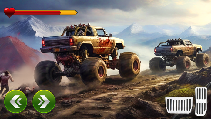 Zombie Survival Car Roadkill Game Screenshot