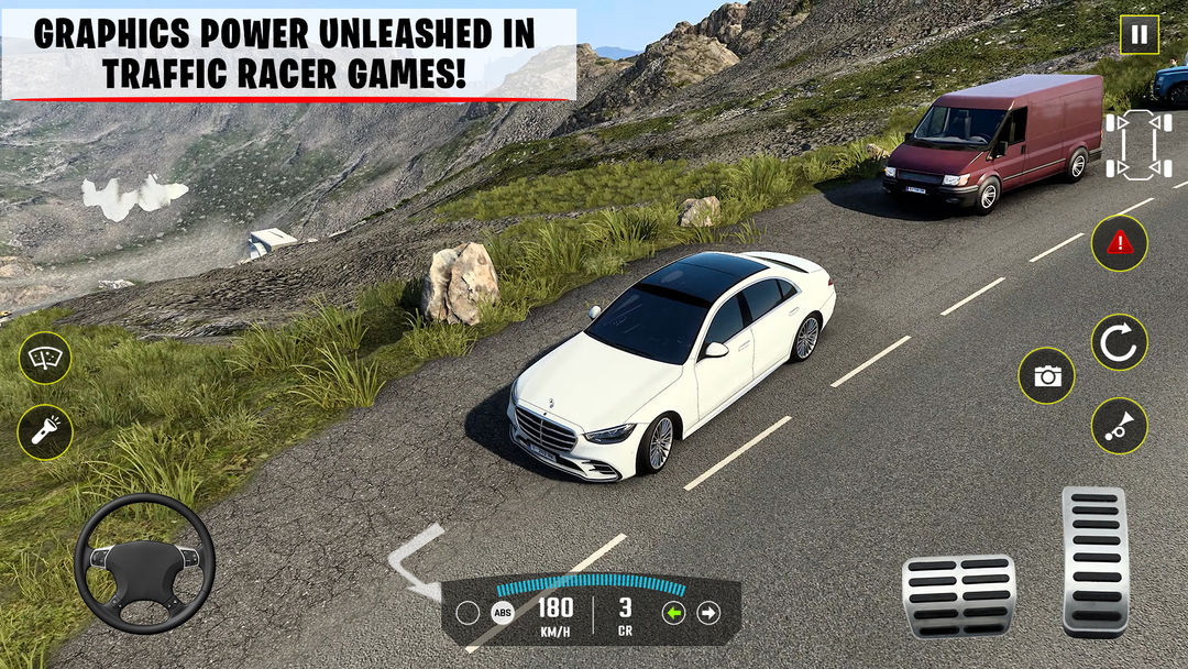 Real Car Driving Traffic Racer ภาพหน้าจอเกม