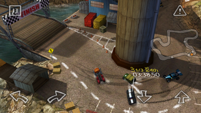 Reckless Racing HD Game Screenshot