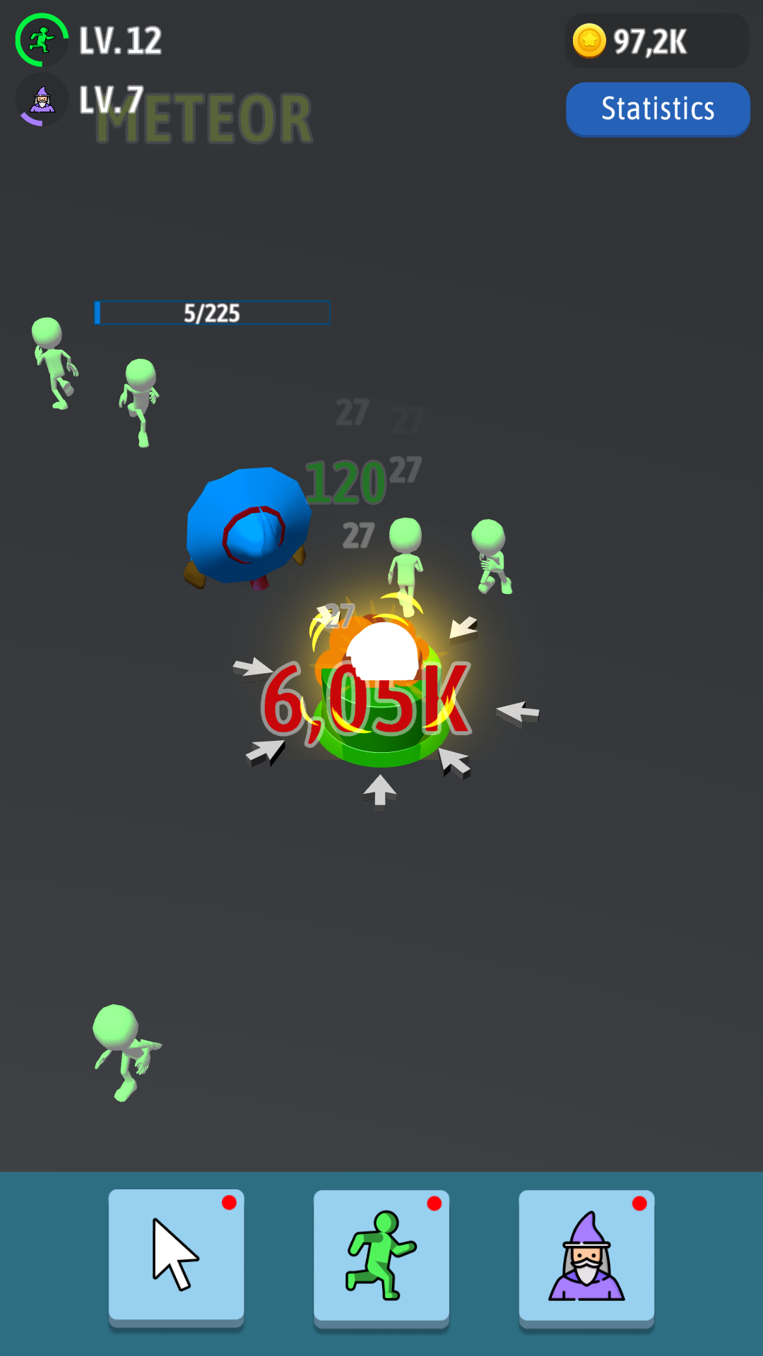 Idle Green Button screenshot game