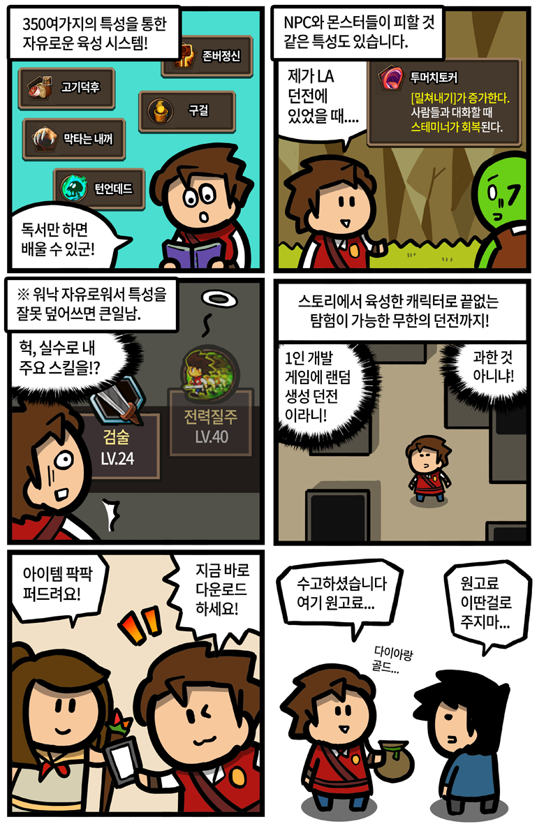 던전을찾아서! Game Screenshot