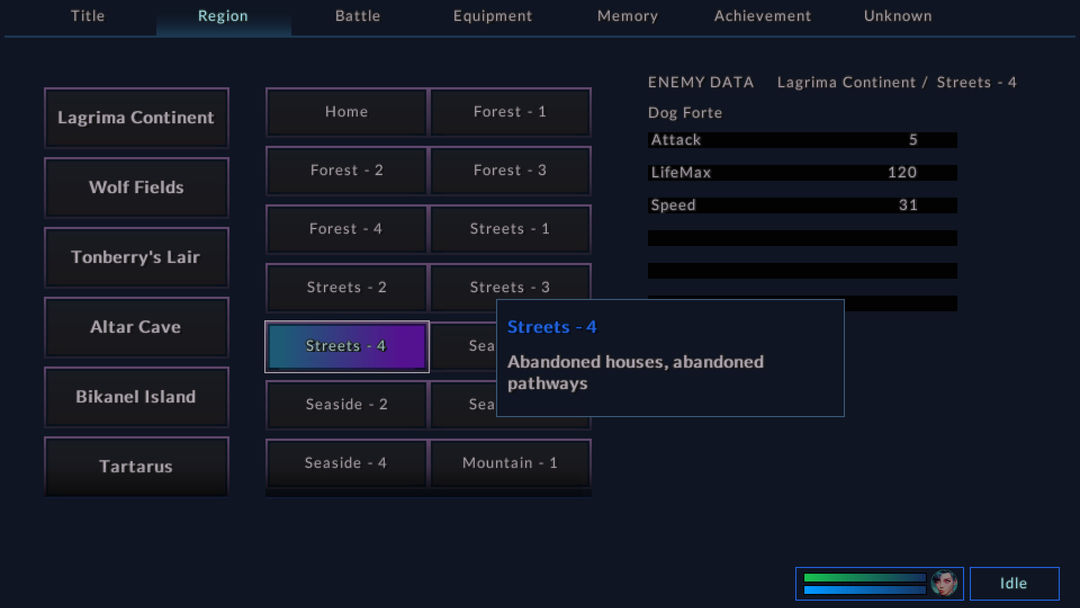 Screenshot of Generic RPG Idle