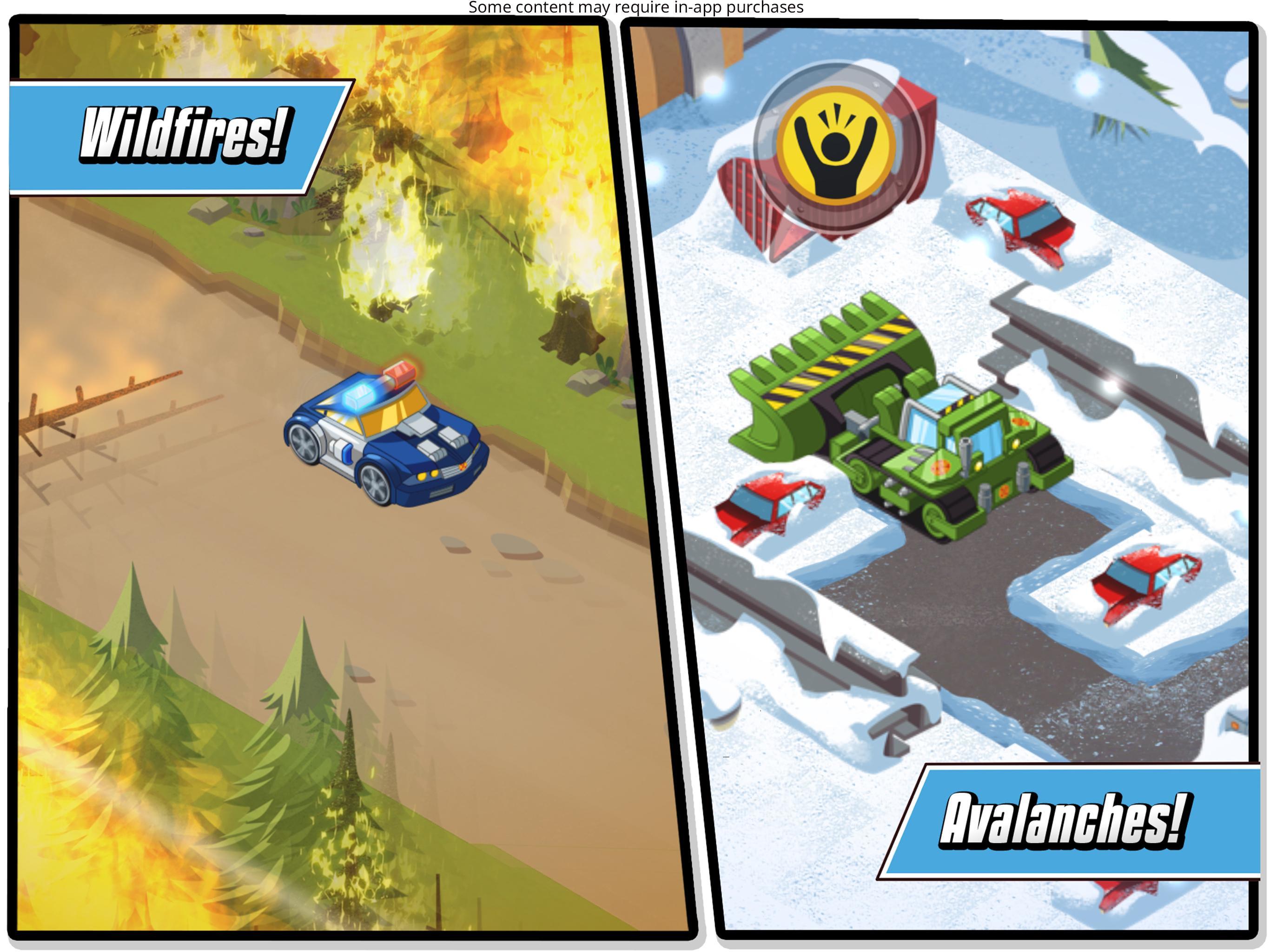 Transformers Rescue Bots: 영웅 게임 스크린샷