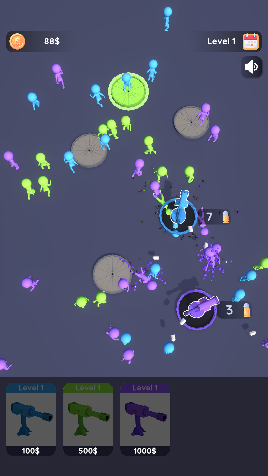Stickmen Cleanup 3D screenshot game